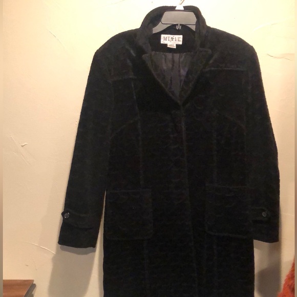MIXIT vintage plush textured coat. Size L - Picture 4 of 6